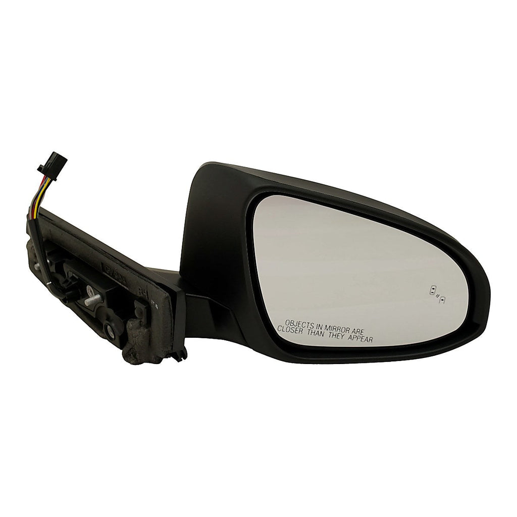 2018-2022 Toyota Chr Rear Passenger Side Door Mirror, to1321365. Front view.