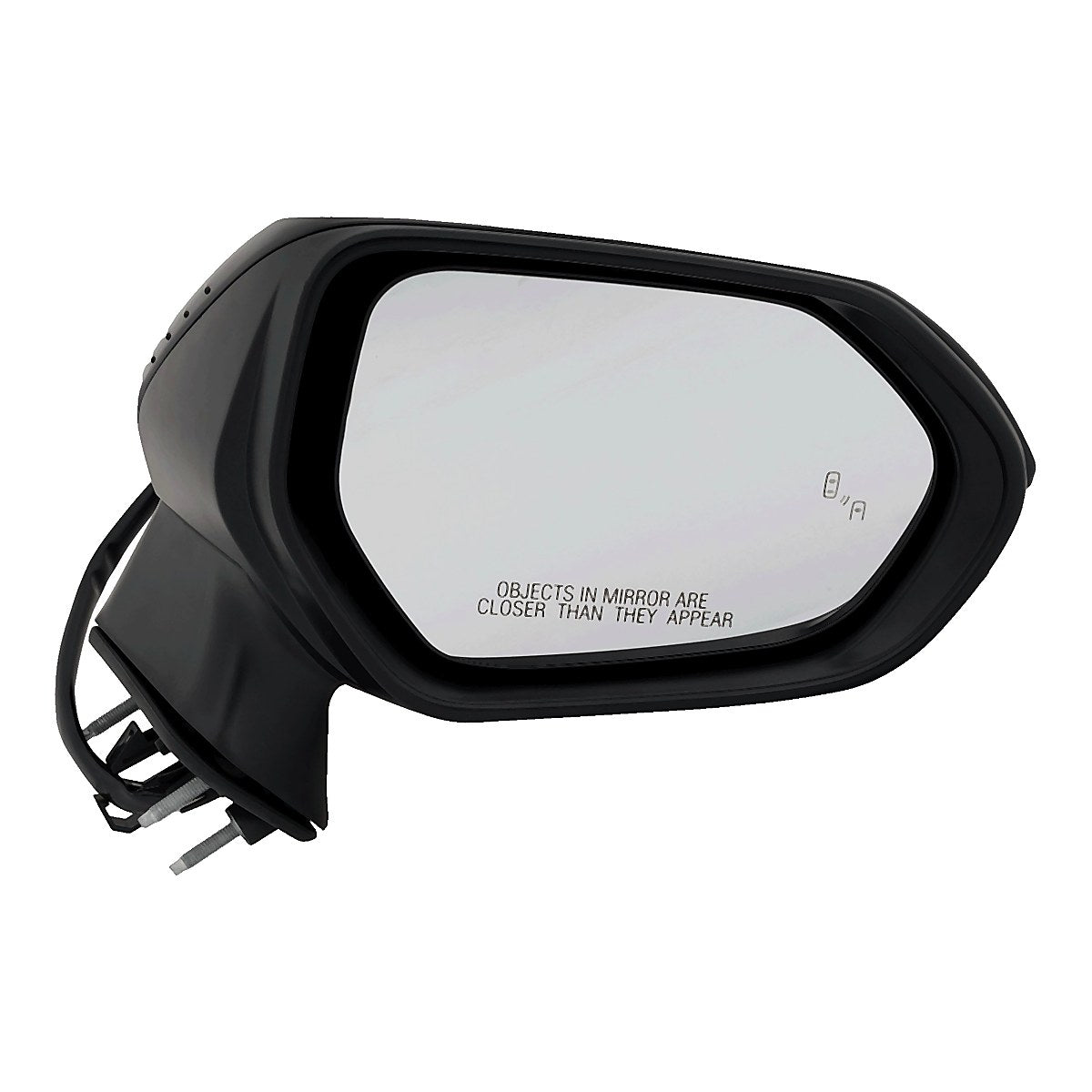2020-2023 Toyota Corolla Sedan Rear Passenger Side Door Mirror, to1321395. Front view.