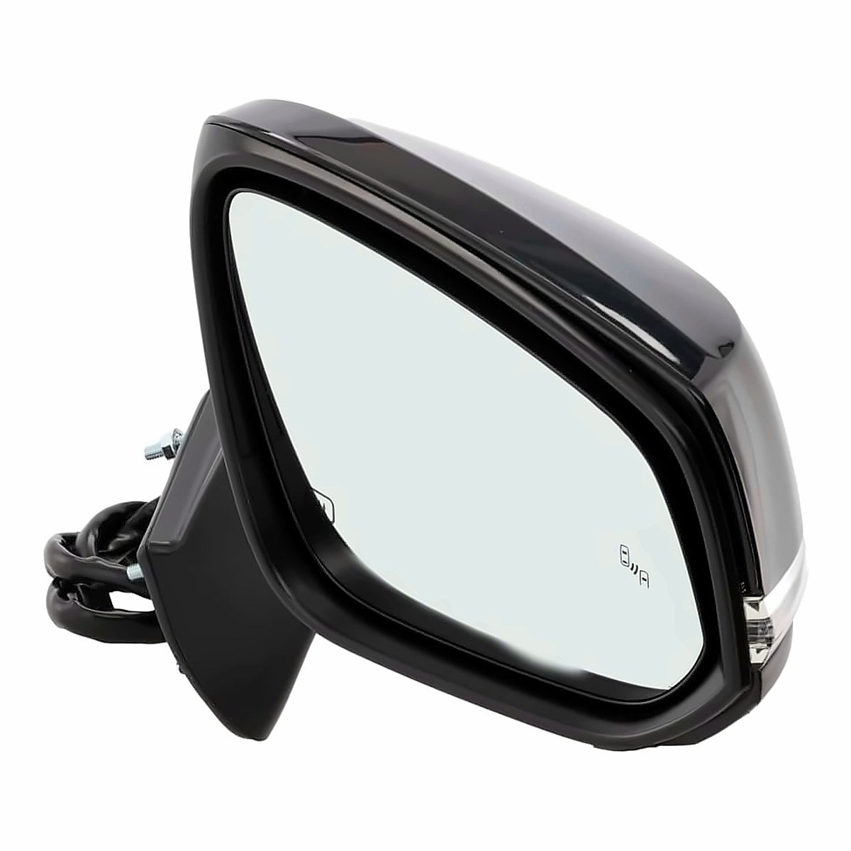 2020-2023 Toyota Highlander Rear Passenger Side Door Mirror, to1321440. Front view.
