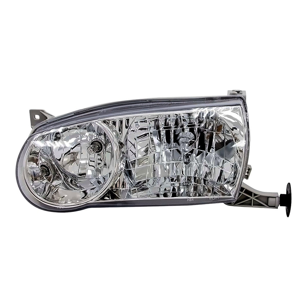 2001-2002 Toyota Corolla Sedan Driver Side Head Lamp, to2502133. Front view.