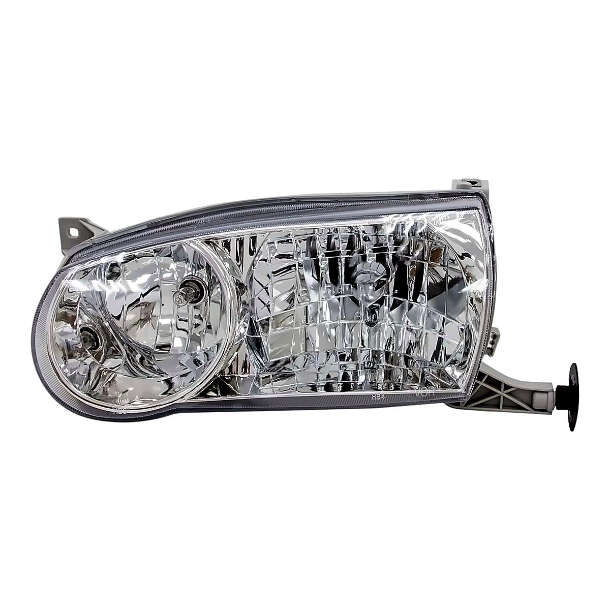 2001-2002 Toyota Corolla Sedan Driver Side Head Lamp, to2502133. Front view.