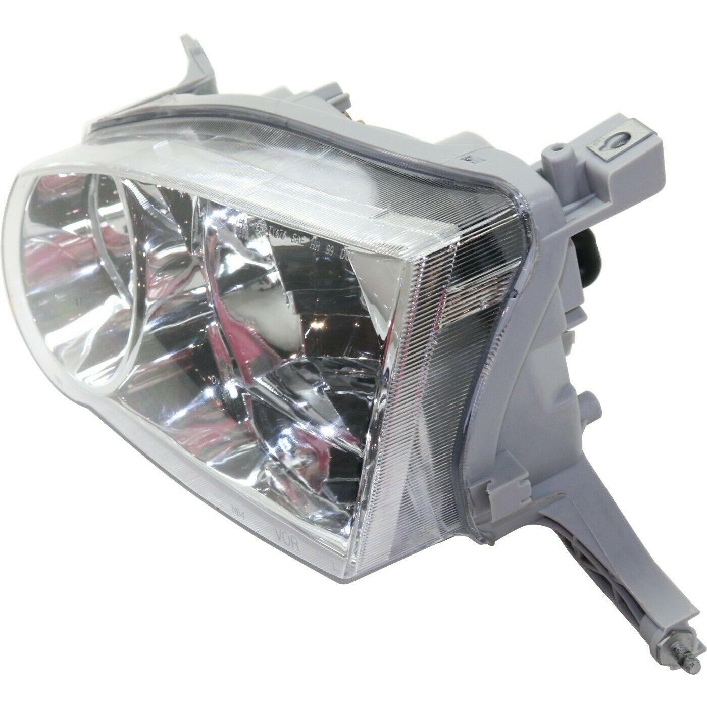 2001-2002 Toyota Corolla Sedan Head Lamp Driver Side , TO2502133. Side view of the replacement part.