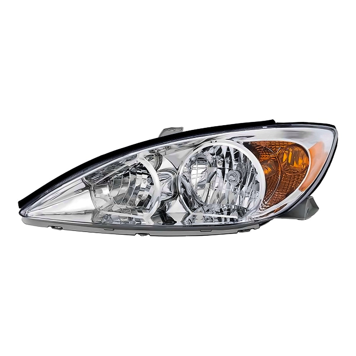2002-2004 Toyota Camry Driver Side Head Lamp, to2502137. Front view.