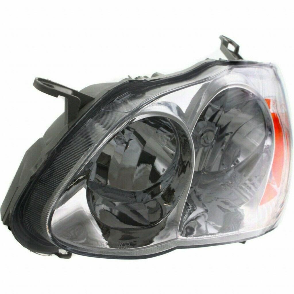 2003-2004 Toyota Corolla Sedan Head Lamp Driver Side Ce/Le , TO2502139. Installed view for reference.