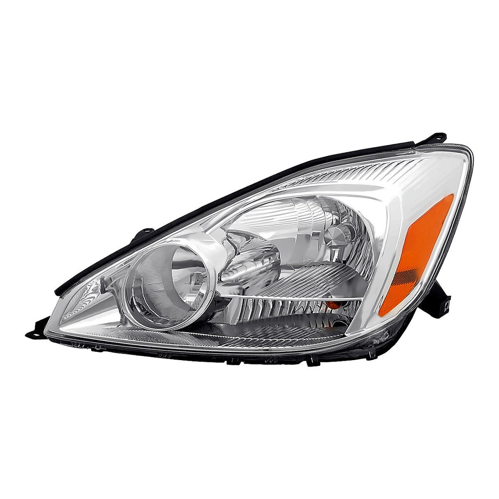2004-2005 Toyota Sienna Driver Side Head Lamp, to2502150. Front view.