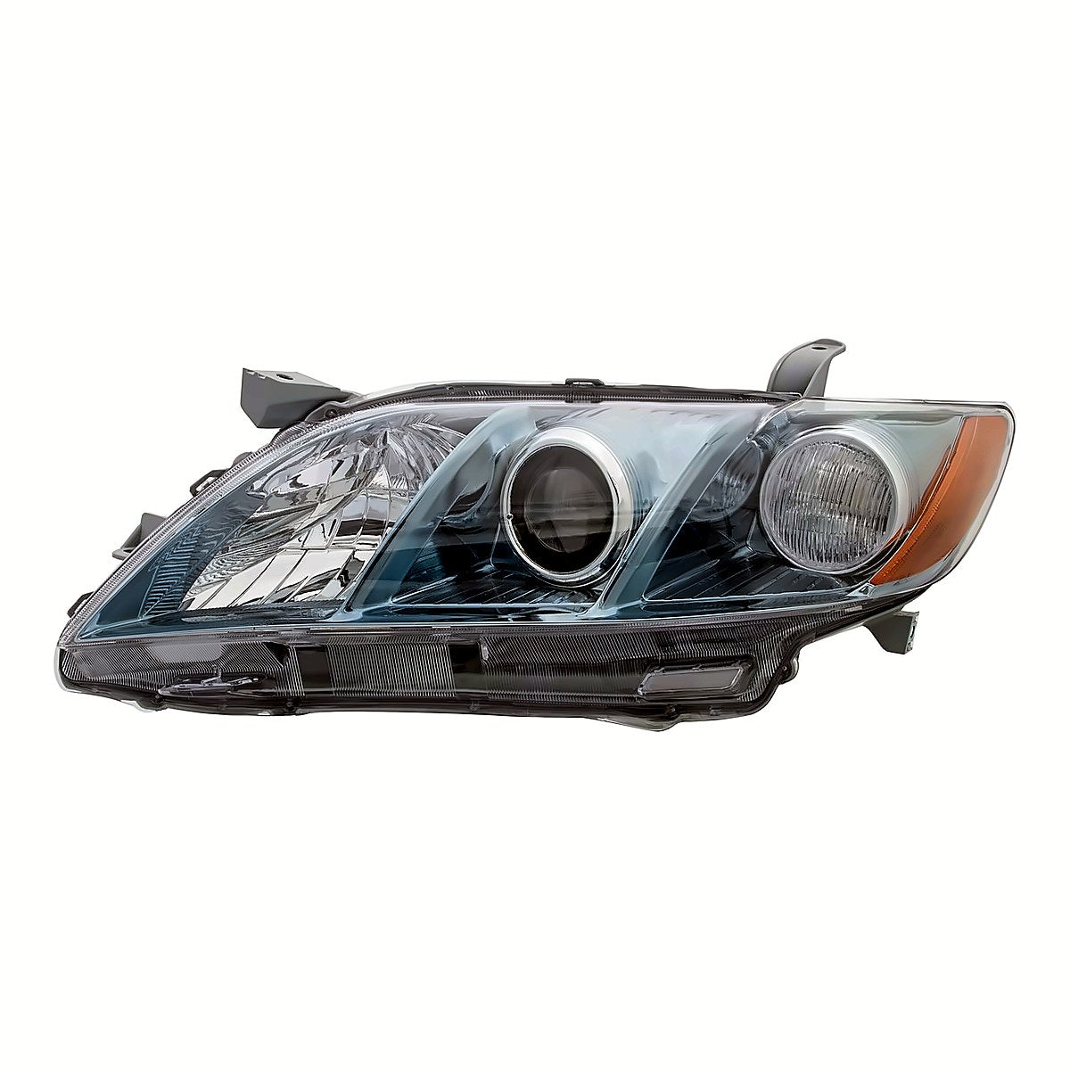 2007-2009 Toyota Camry Hybrid Driver Side Head Lamp, to2502174. Front view.