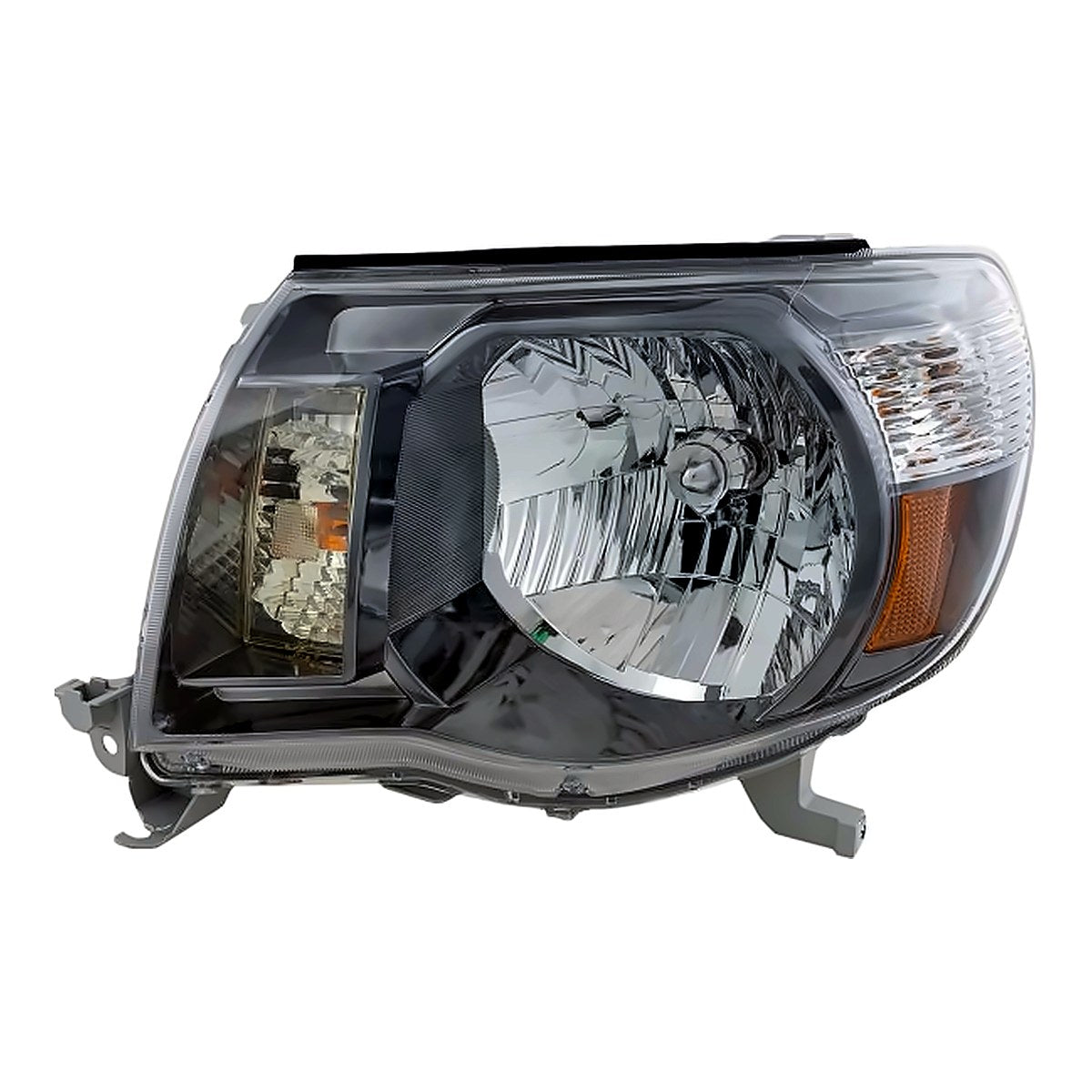 2005-2011 Toyota Tacoma Driver Side Head Lamp, to2502181. Front view.