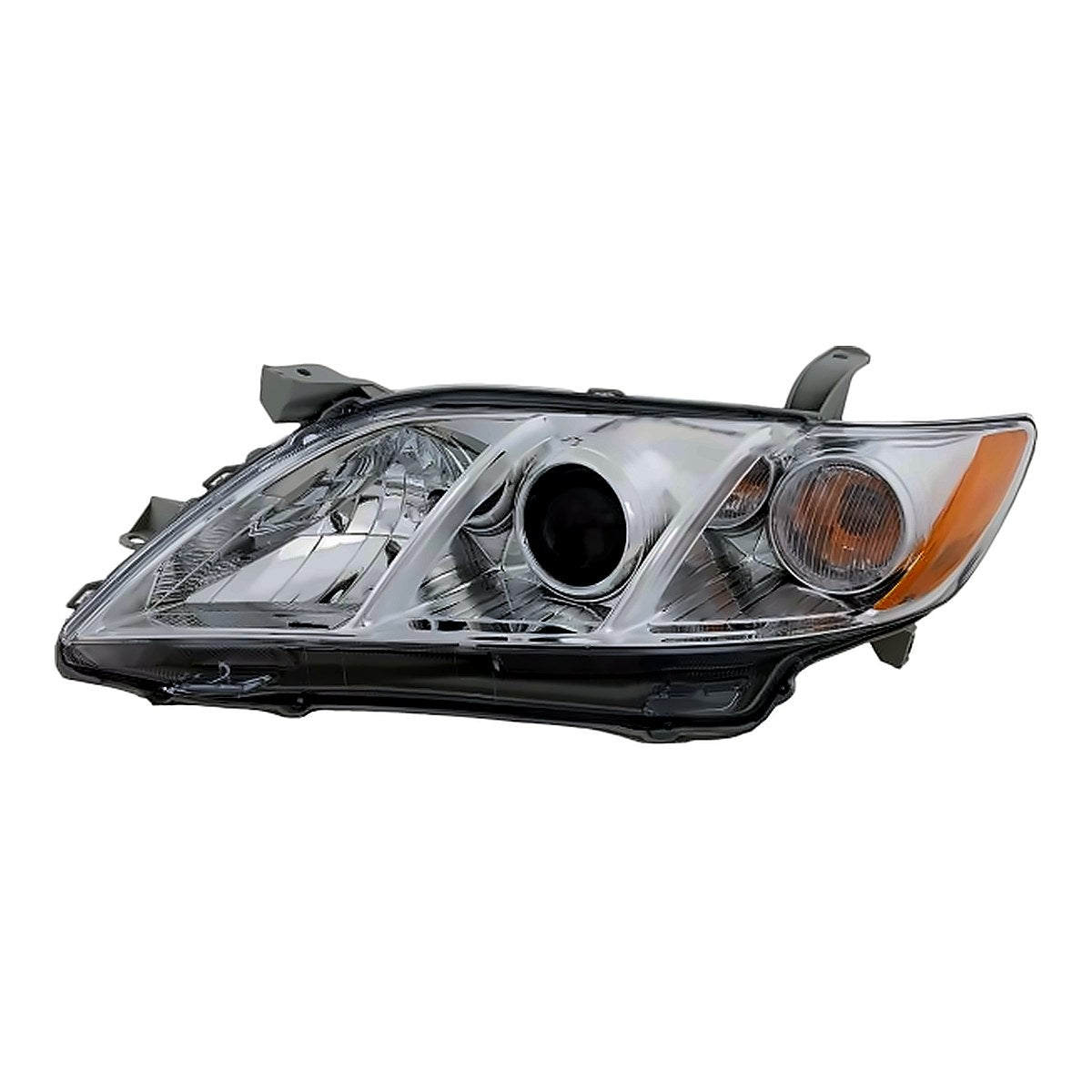 2007-2009 Toyota Camry Driver Side Head Lamp, to2502197. Front view.