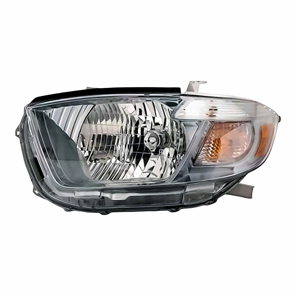 2010-Toyo A Highlander Driver Side Head Lamp, to2502202. Front view.