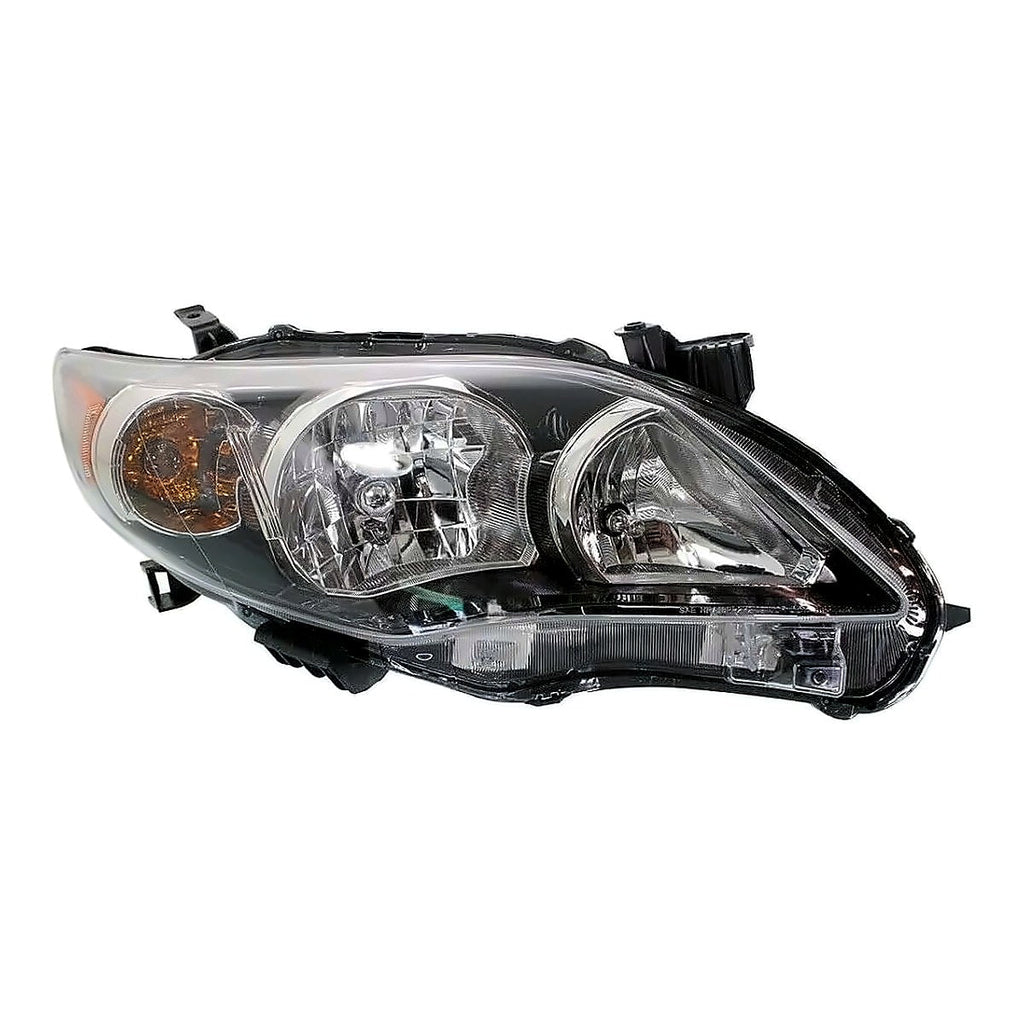 2011-2013 Toyota Corolla Sedan Driver Side Head Lamp, to2502204. Front view.