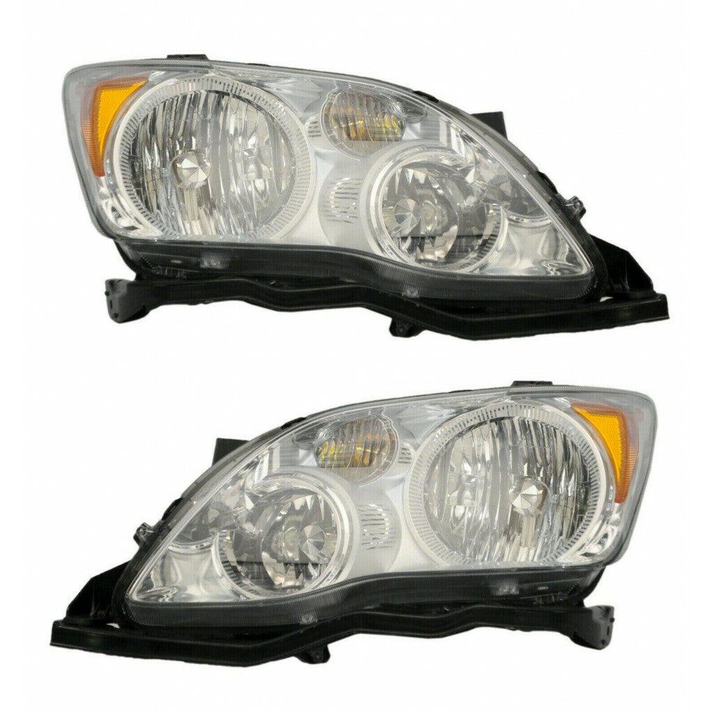 2008-2010 Toyota Avalon Head Lamp Driver Side Halogen , TO2502209. Installed view for reference.