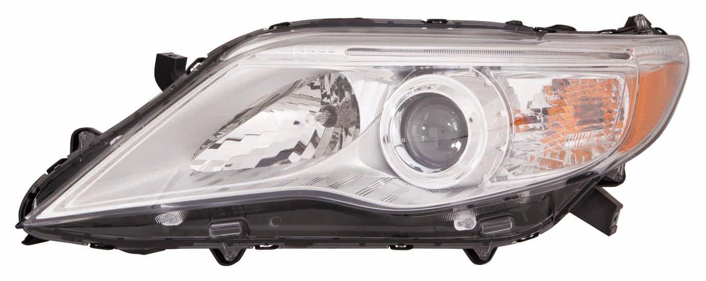 2011-2012 Toyota Avalon Head Lamp Driver Side Halogen , TO2502210. Factory-style replacement part.