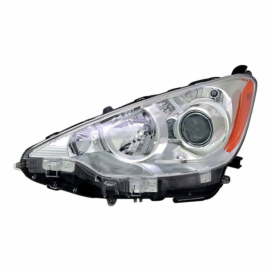2012-2014 Toyota Prius C Driver Side Head Lamp, to2502214. Front view.