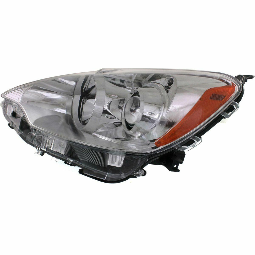 2012-2014 Toyota Prius C Head Lamp Driver Side Halogen , TO2502214. Replacement part ready for install.