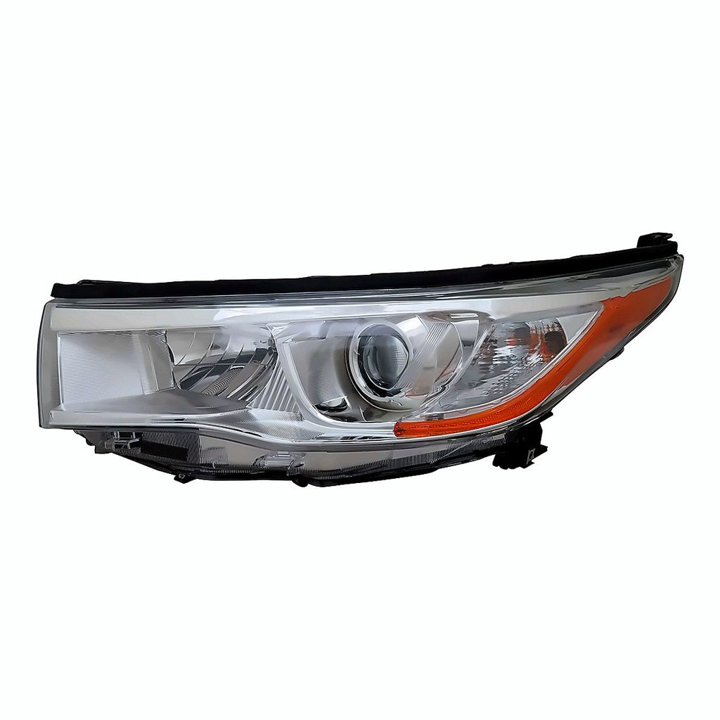 2014-2016 Toyota Highlander Driver Side Head Lamp, to2502221. Front view.