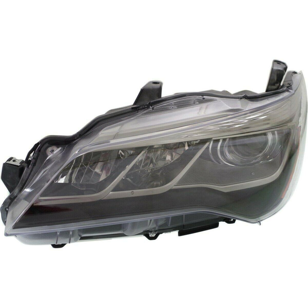 2015-2017 Toyota Camry Head Lamp Driver Side Led Xse Black Bezel , TO2502229. Exact fit for vehicle restoration.
