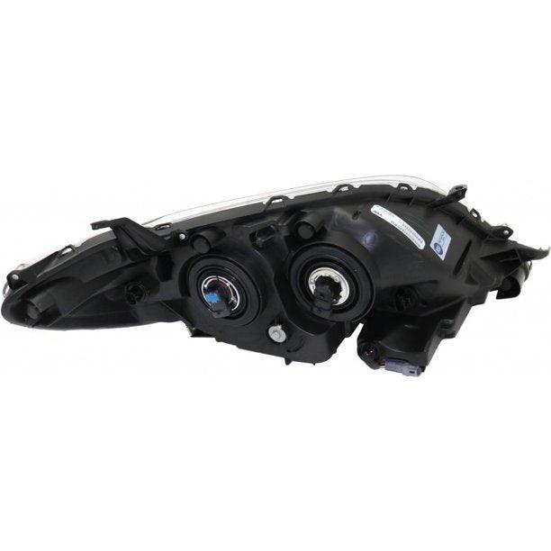 2015-2019 Toyota Sienna Head Lamp Driver Side Halogen With Led Drl Xle/Ltd , TO2502230. Precision fitment for collision repair.