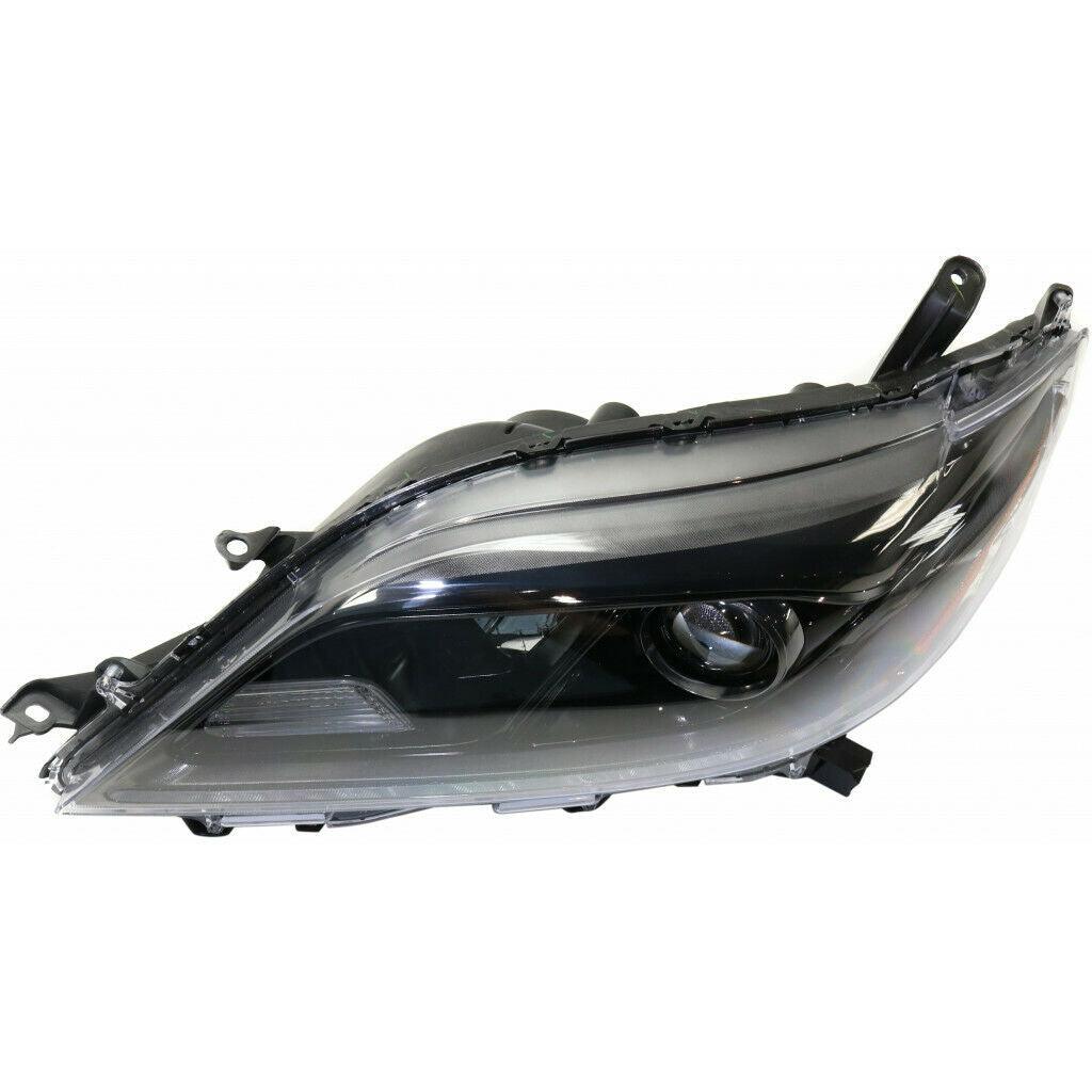 2015-2020 Toyota Sienna Head Lamp Driver Side Halogen With Led Drl Se Model , TO2502231. Installed view for reference.