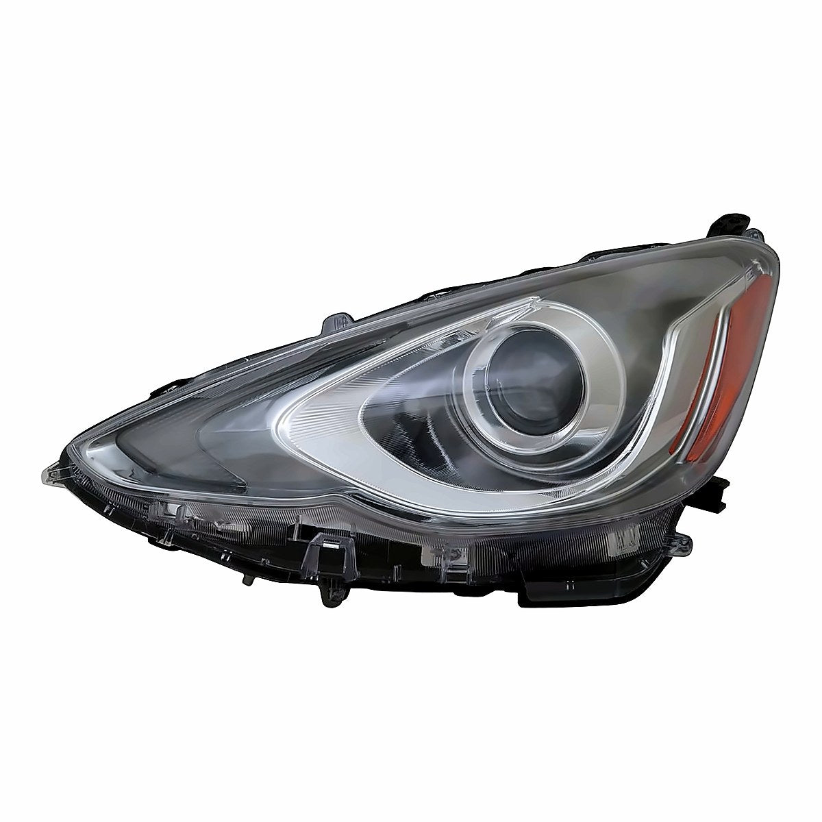 2015-2017 Toyota Prius C Driver Side Head Lamp, to2502236. Front view.