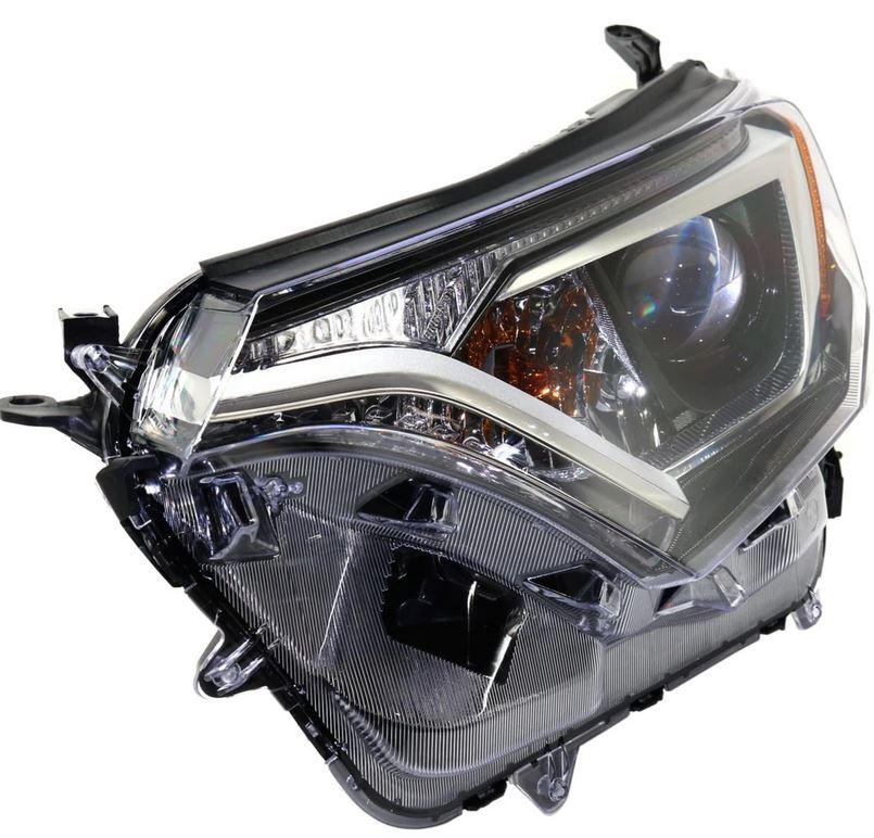 2016-2018 Toyota Rav4 Head Lamp Driver Side Halogen , TO2502247. Direct fit for easy installation.