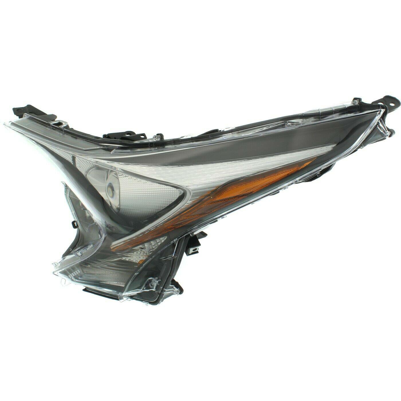 2016-2018 Toyota Prius Head Lamp Driver Side Without Fog Lamp Base/Eco/L Model , TO2502248. Tested for reliable performance.