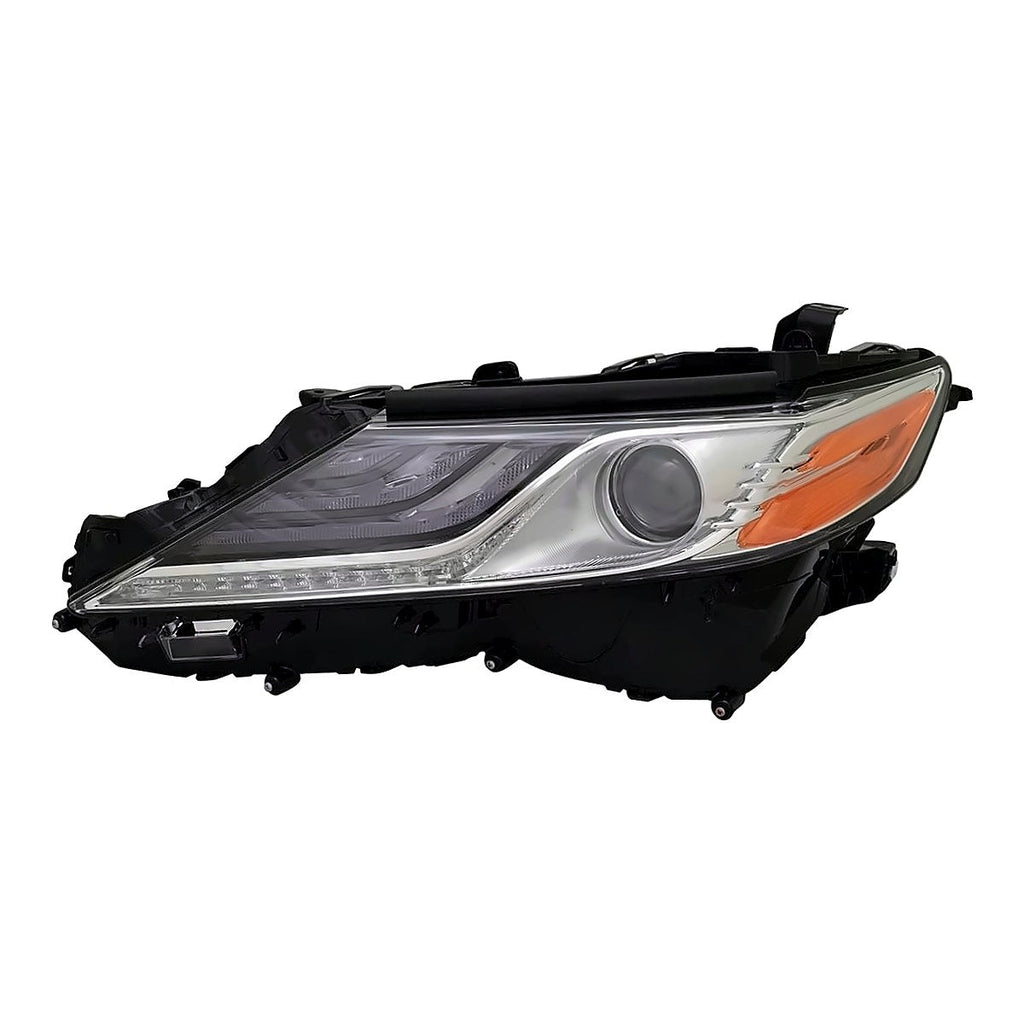 2018-Toyo A Camry Driver Side Head Lamp, to2502257. Front view.