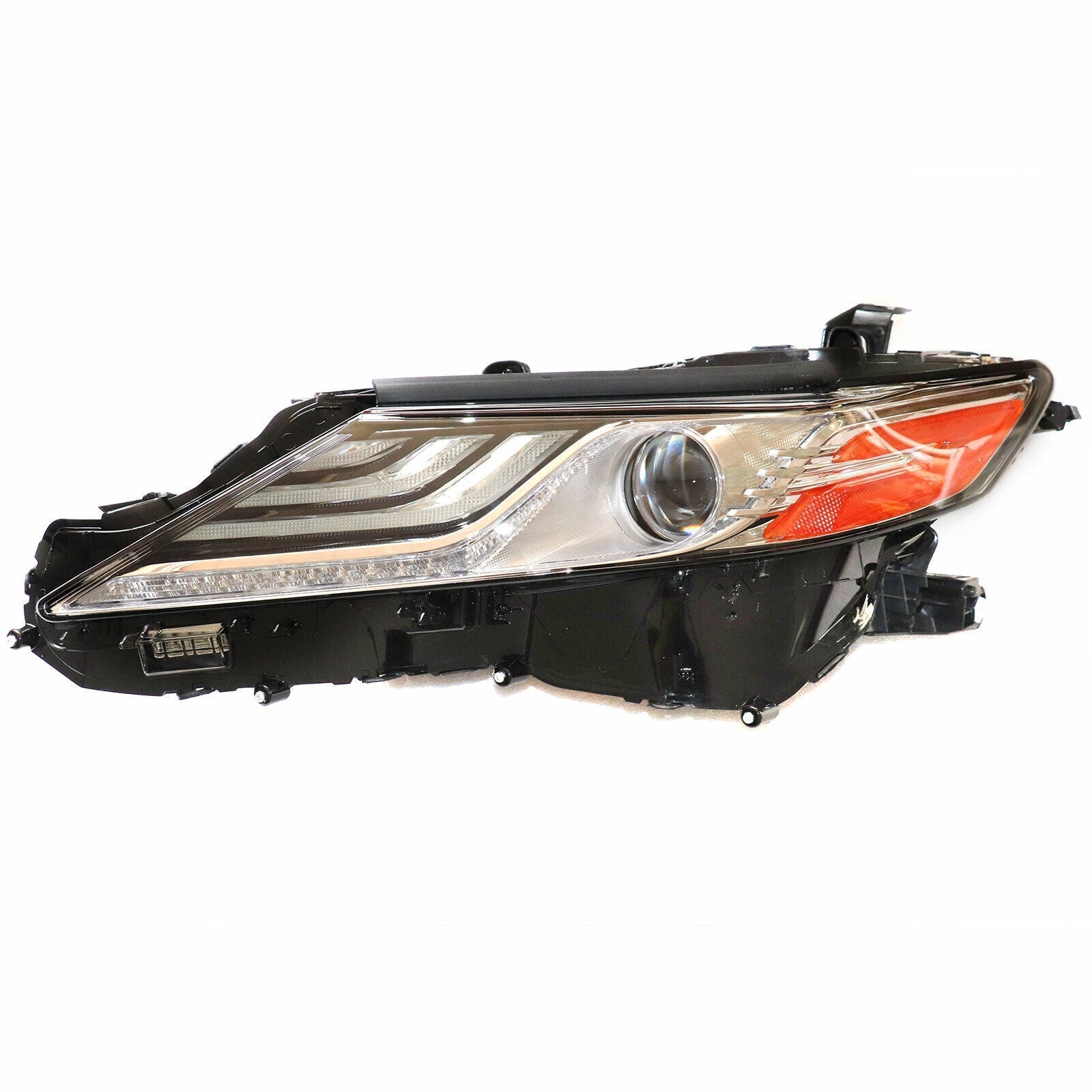 2018 Toyota Camry Head Lamp Driver Side Led Smoke Tint Without Adaptive , TO2502257. Factory-style replacement part.