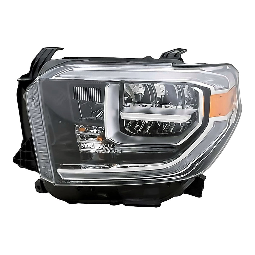 2018-2021 Toyota Tundra Driver Side Head Lamp, to2502262. Front view.