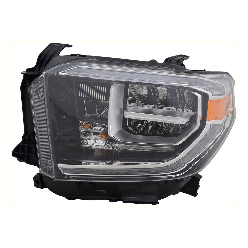 2018-2021 Toyota Tundra Head Lamp Driver Side Led Drl Without Smoked Lens , TO2502262. Perfect fit and finish.