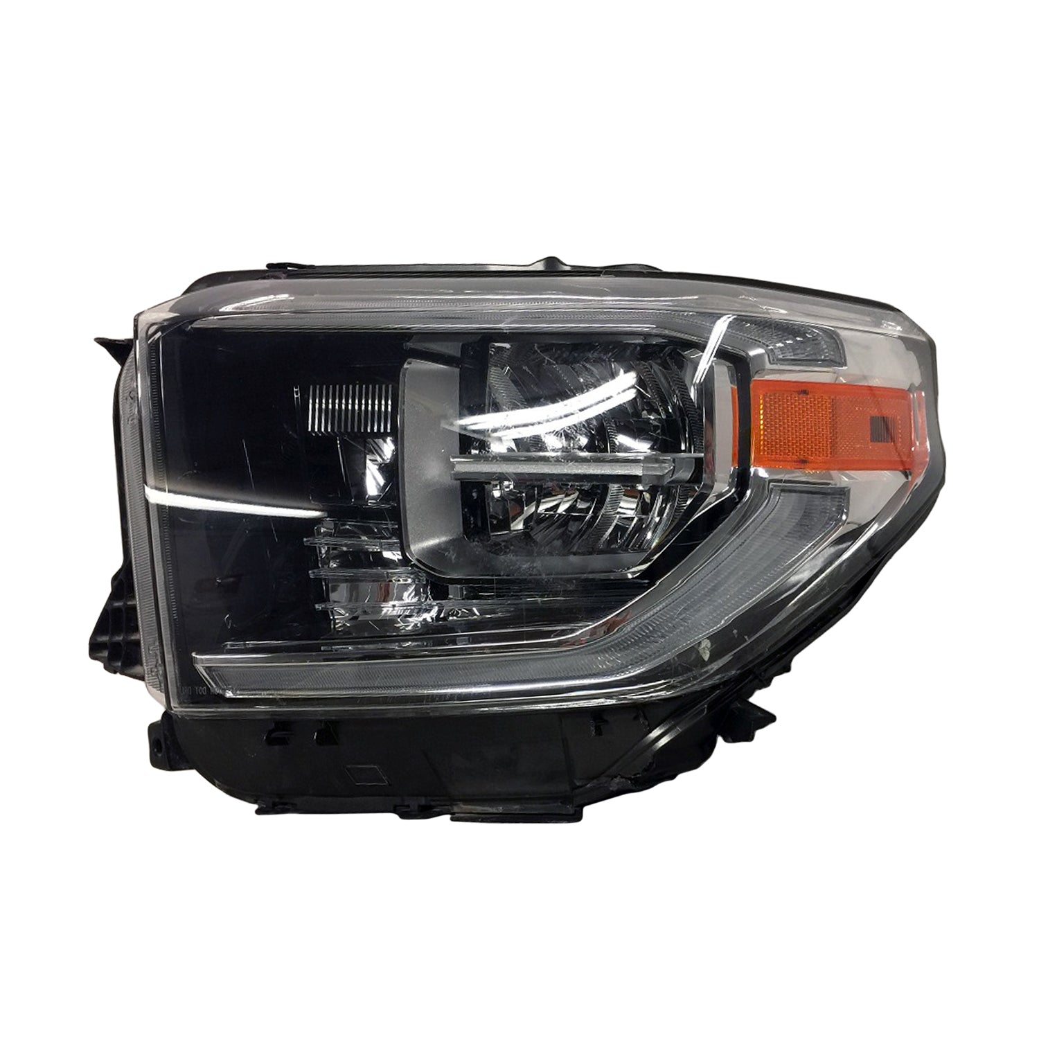 2018-2020 Toyota Tundra Head Lamp Driver Side Led Drl With Smoked Lens , TO2502263. Professional-grade auto body part.
