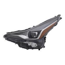 2019-2022 Toyota Prius Head Lamp Driver Side Led Without Adapt With Auto Off , TO2502280. Side view of the replacement part.