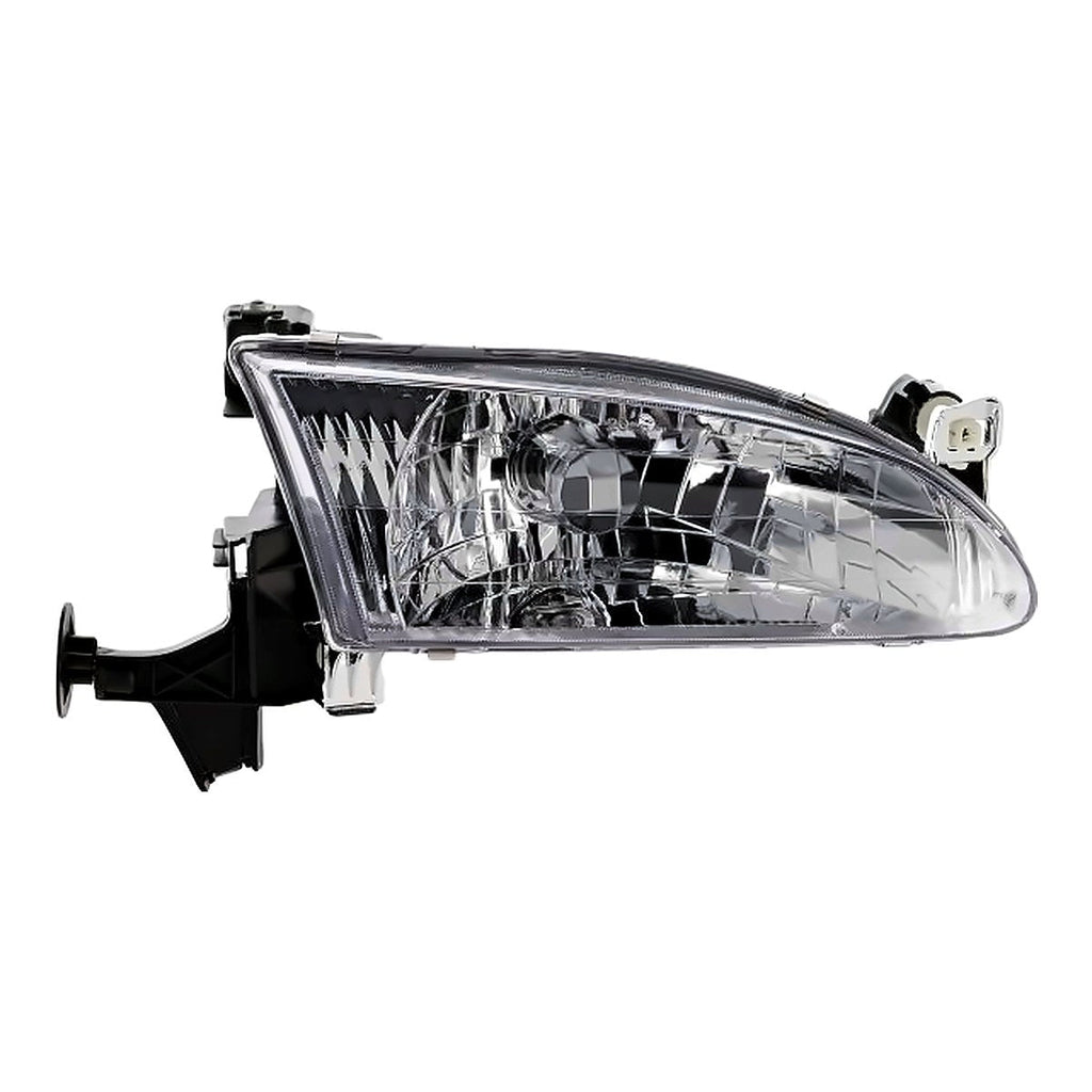 1998-2000 Toyota Corolla Sedan Passenger Side Head Lamp, to2503121. Front view.