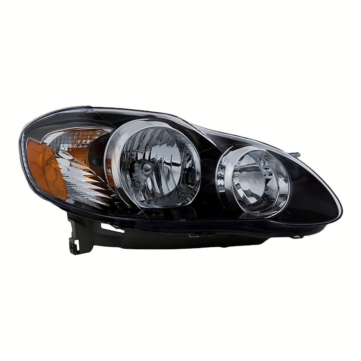 2005-2008 Toyota Corolla Sedan Passenger Side Head Lamp, to2503154. Front view.