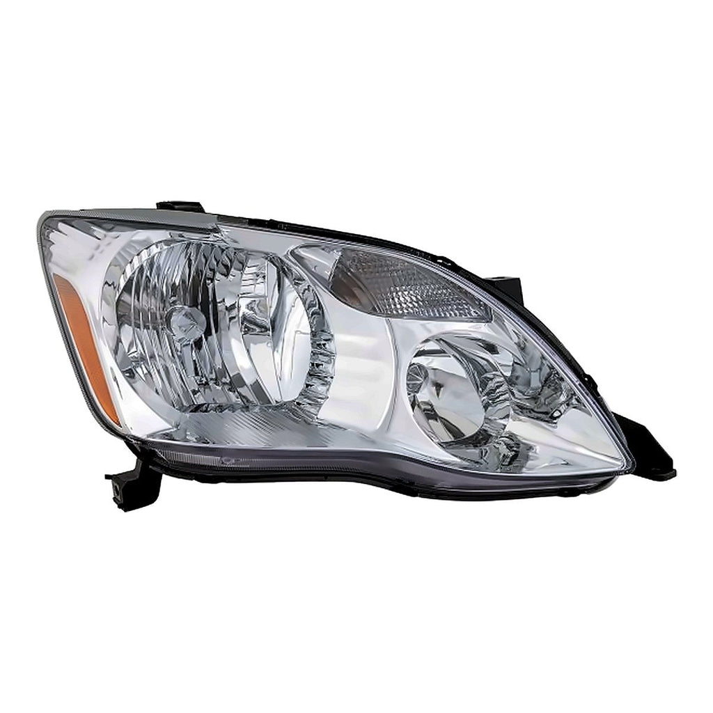 2005-2007 Toyota Avalon Passenger Side Head Lamp, to2503162. Front view.