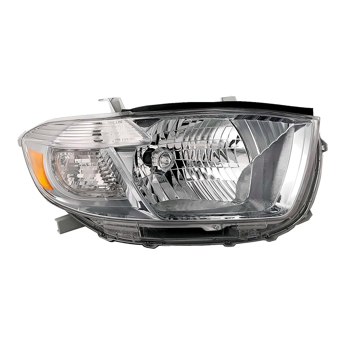 2008-2010 Toyota Highlander Passenger Side Head Lamp, to2503177. Front view.