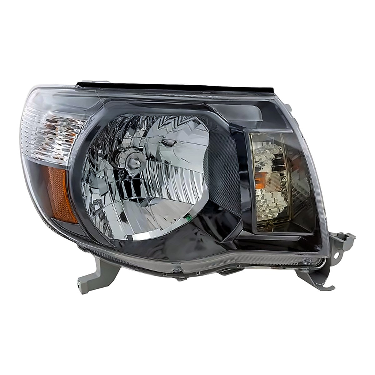 2005-2011 Toyota Tacoma Passenger Side Head Lamp, to2503181. Front view.