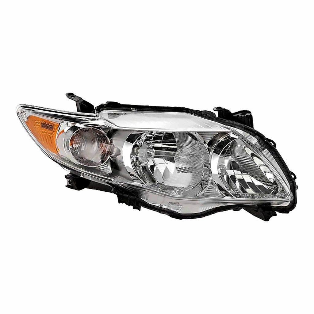 2009-2010 Toyota Corolla Sedan Passenger Side Head Lamp, to2503182. Front view.