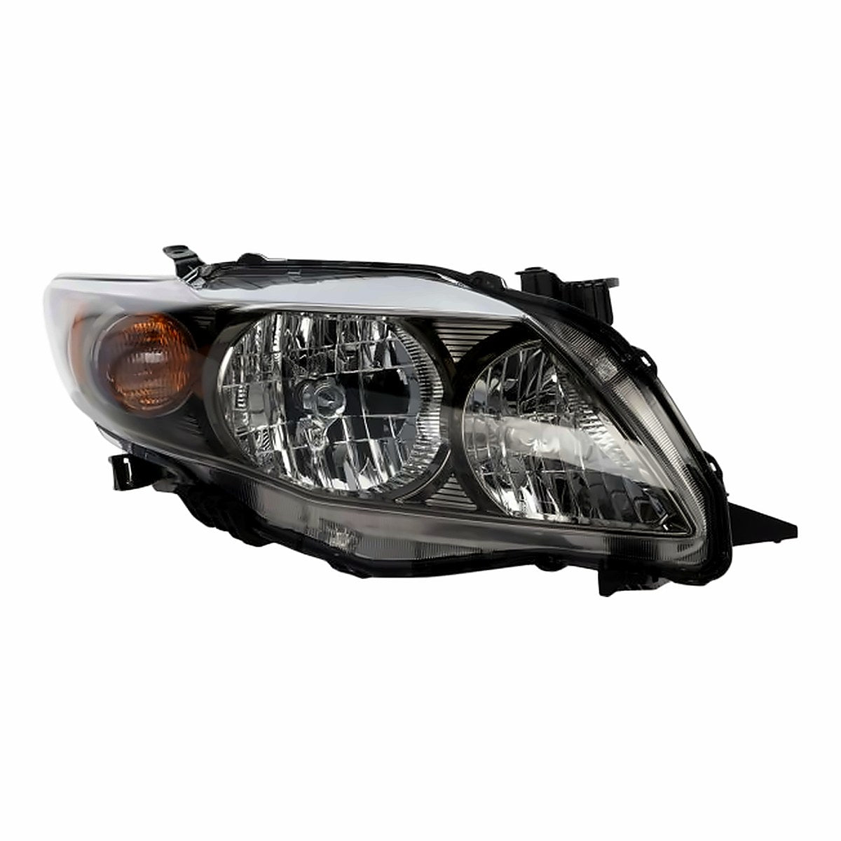 2009-2010 Toyota Corolla Sedan Passenger Side Head Lamp, to2503183. Front view.
