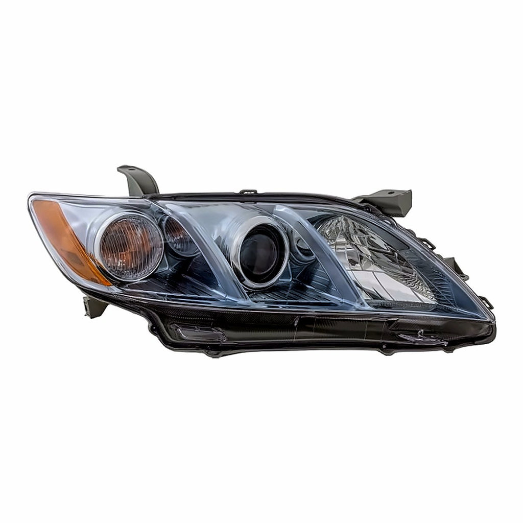 2007-2009 Toyota Camry Hybrid Passenger Side Head Lamp, to2503200. Front view.