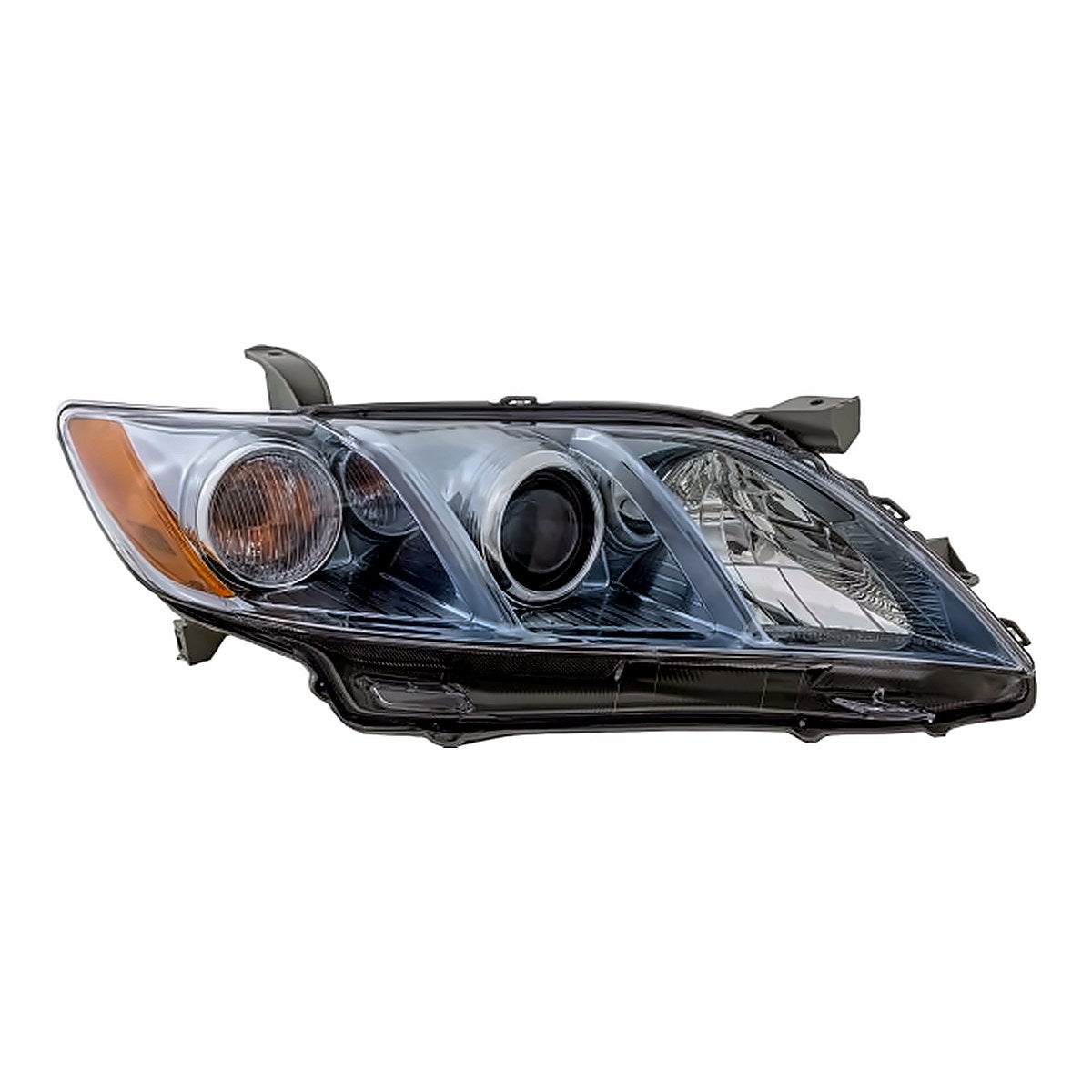2007-2009 Toyota Camry Hybrid Passenger Side Head Lamp, to2503200. Front view.