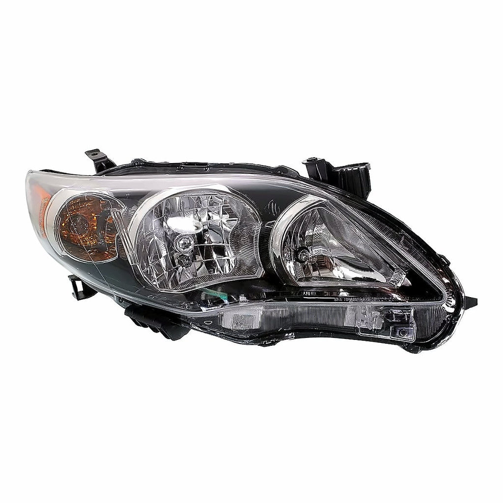 2011-2013 Toyota Corolla Sedan Passenger Side Head Lamp, to2503204. Front view.