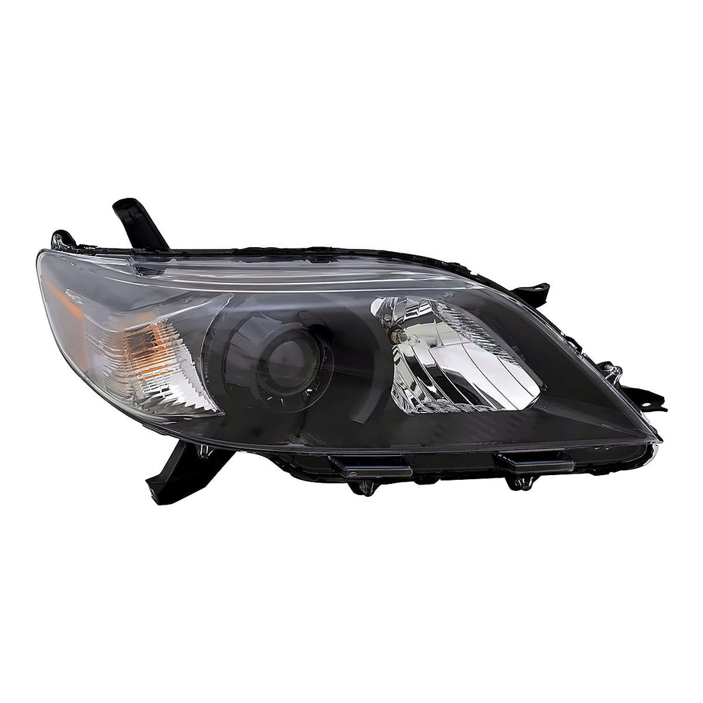 2011-2014 Toyota Sienna Passenger Side Head Lamp, to2503207. Front view.