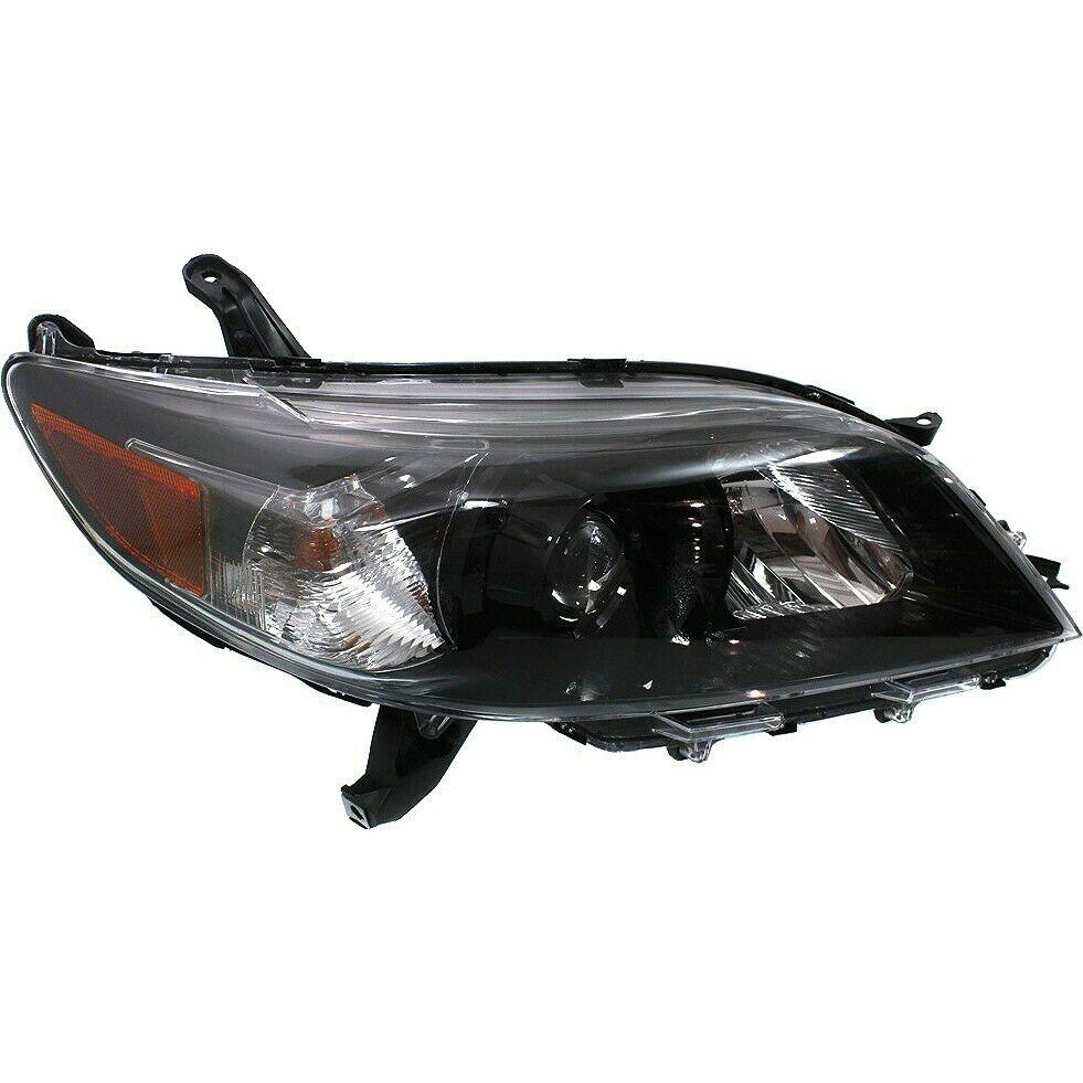 2011-2014 Toyota Sienna Head Lamp Passenger Side With Black Bezel Se Model , TO2503207. Replacement part ready for install.