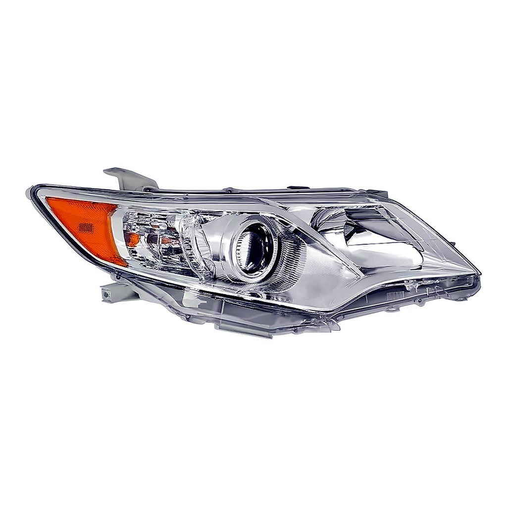 2012-2014 Toyota Camry Passenger Side Head Lamp, to2503211. Front view.