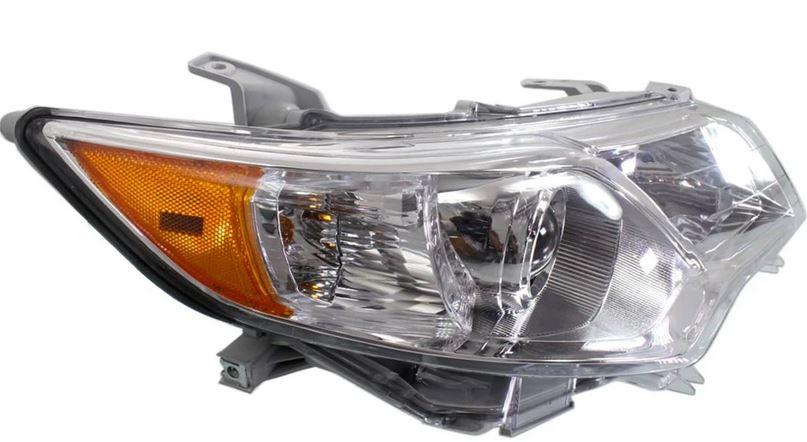 2012-2014 Toyota Camry Hybrid Head Lamp Passenger Side L/Le/Xle , TO2503211. Installed view for reference.