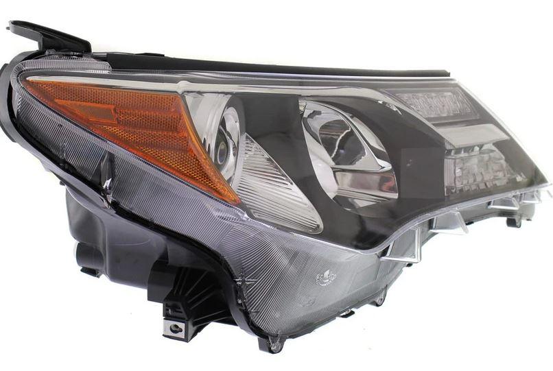 2013-2015 Toyota Rav4 Head Lamp Passenger Side , TO2503217. Side view of the replacement part.