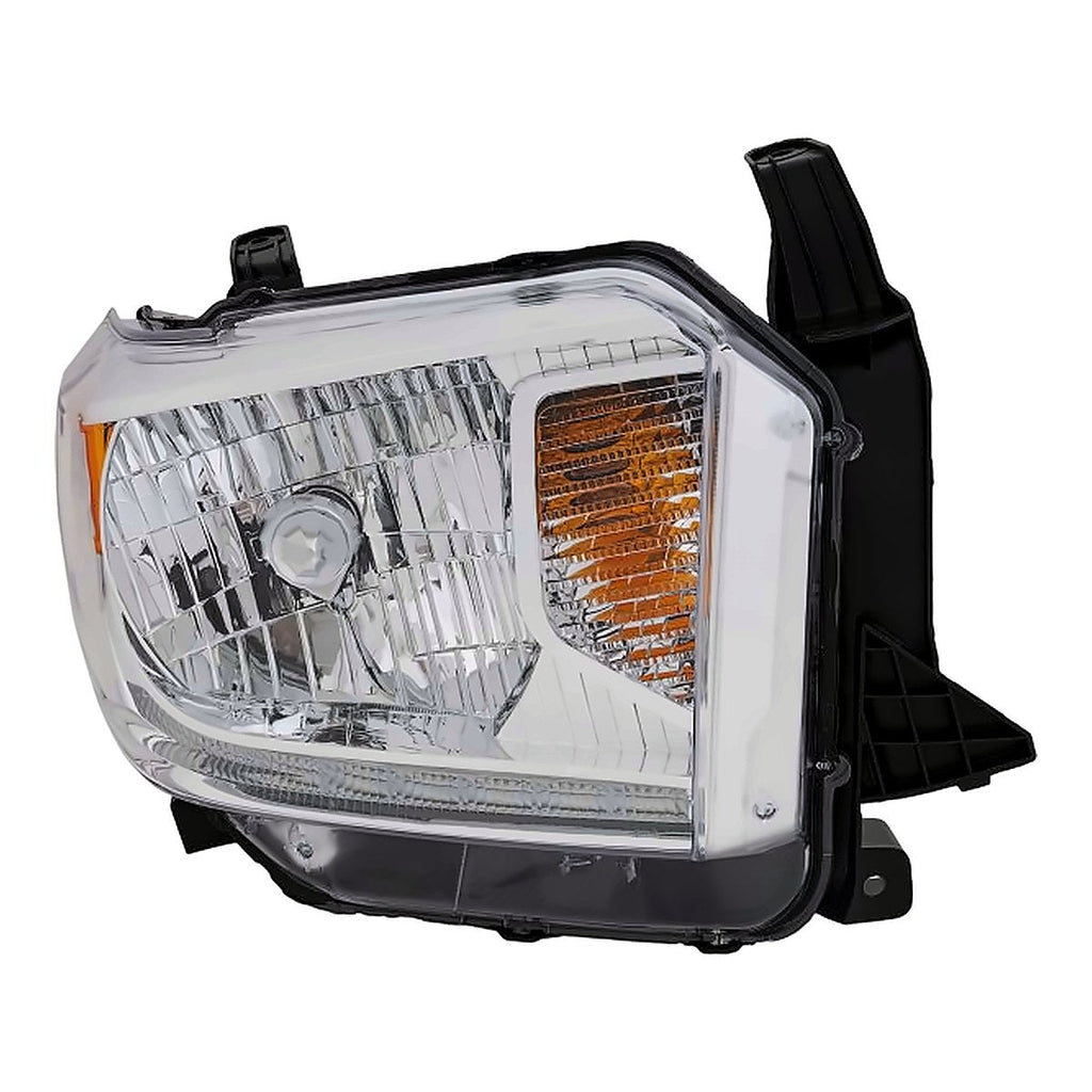 2014-2017 Toyota Tundra Passenger Side Head Lamp, to2503220. Front view.