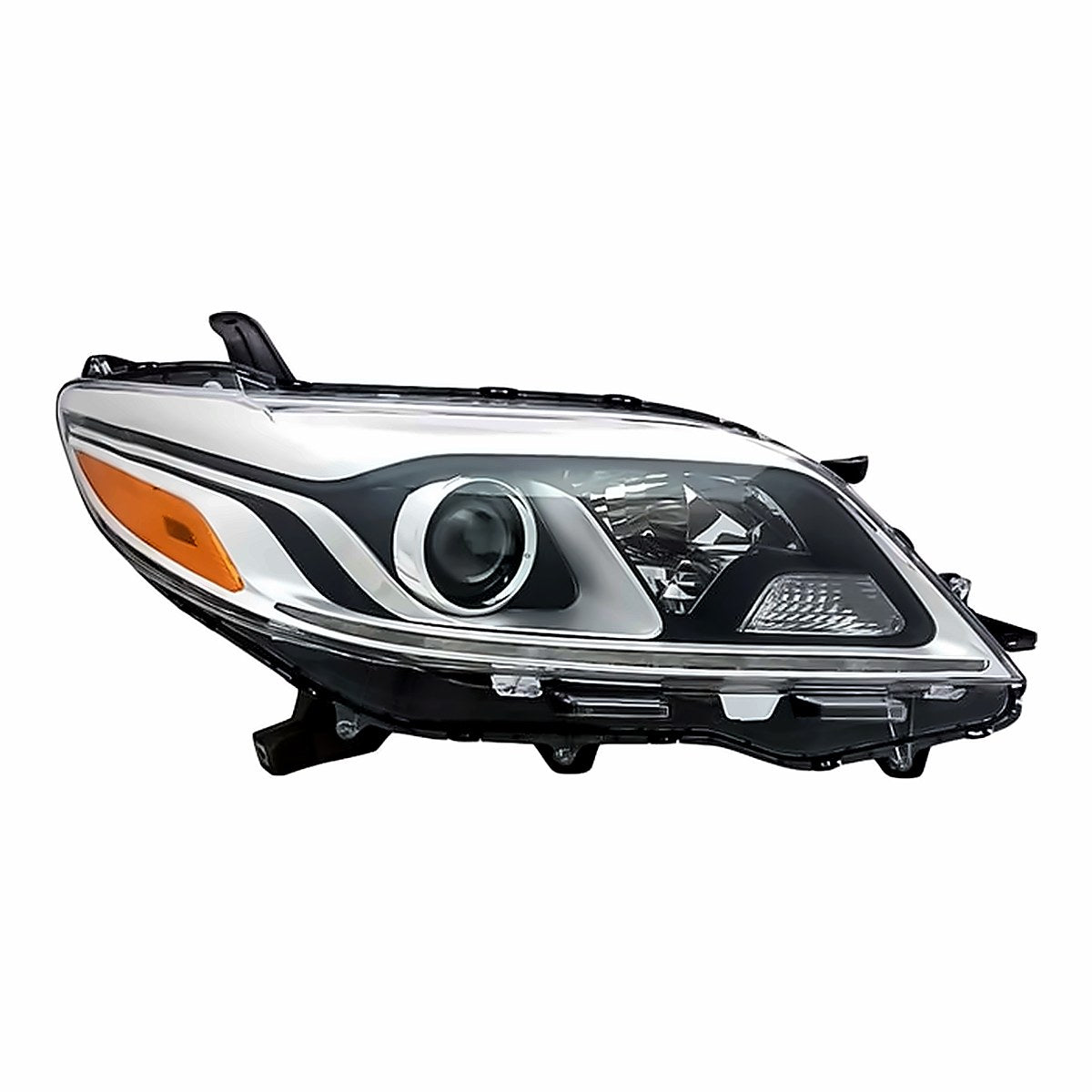 2015-2019 Toyota Sienna Passenger Side Head Lamp, to2503230. Front view.