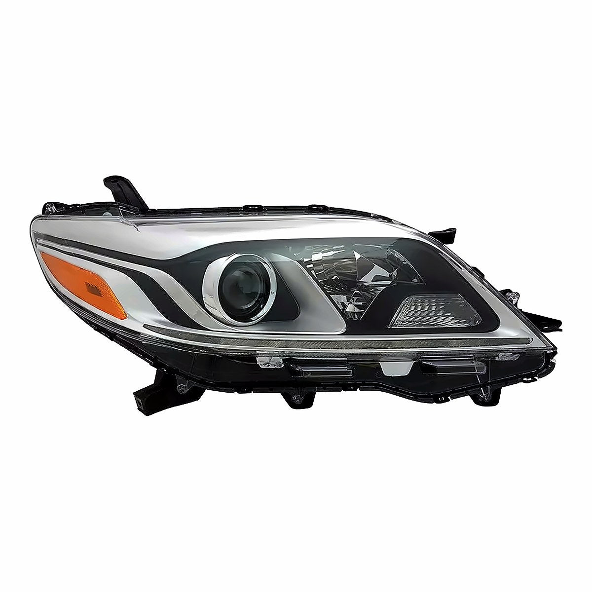 2015-2020 Toyota Sienna Passenger Side Head Lamp, to2503231. Front view.