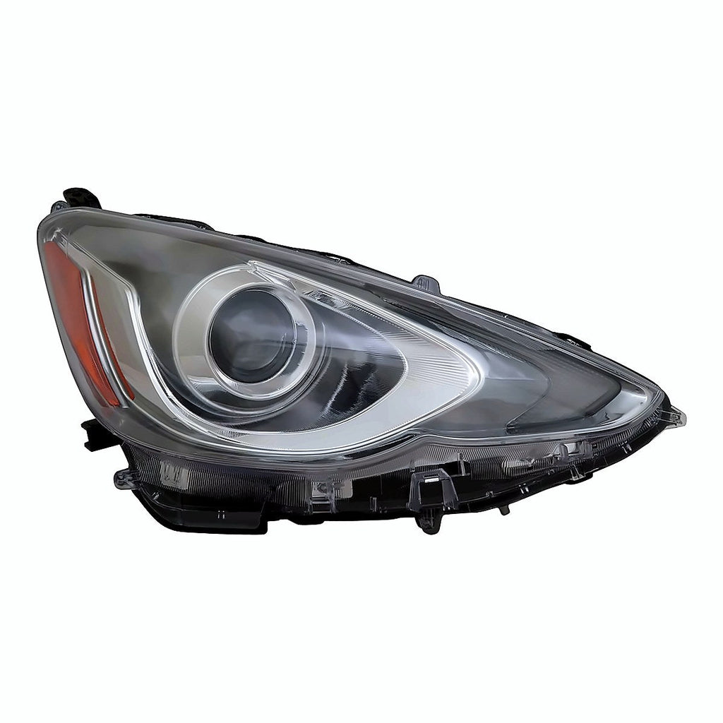 2015-2017 Toyota Prius C Passenger Side Head Lamp, to2503236. Front view.
